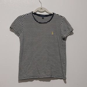 Ralph Lauren Striped Navy Tshirt